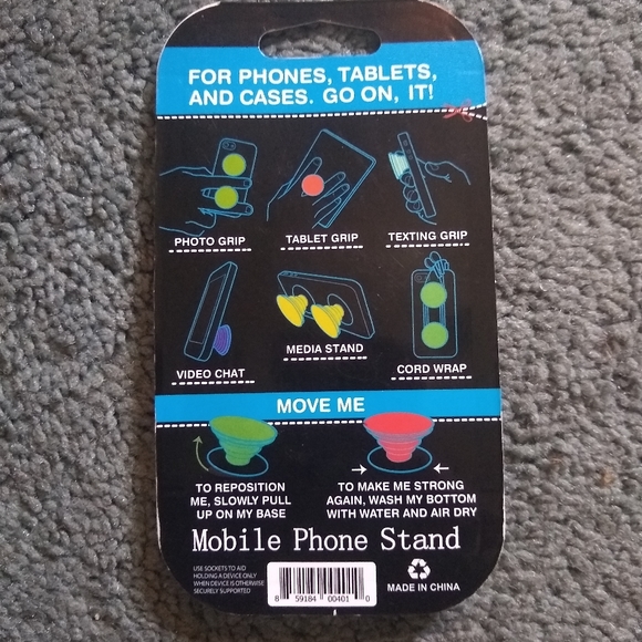 Black Phone Stand - Picture 6 of 6